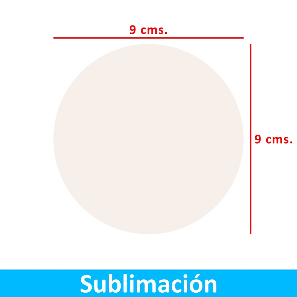 Posavasos Acrílico Acrílico Redondo PO20 Blanco -[591074121]b