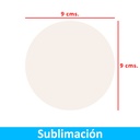 Posavasos Acrílico Acrílico Redondo PO20 Blanco -[591074121]b