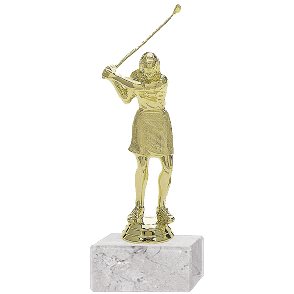 Trofeo Plástico Golf Femenino Pequeño -[591094074]b