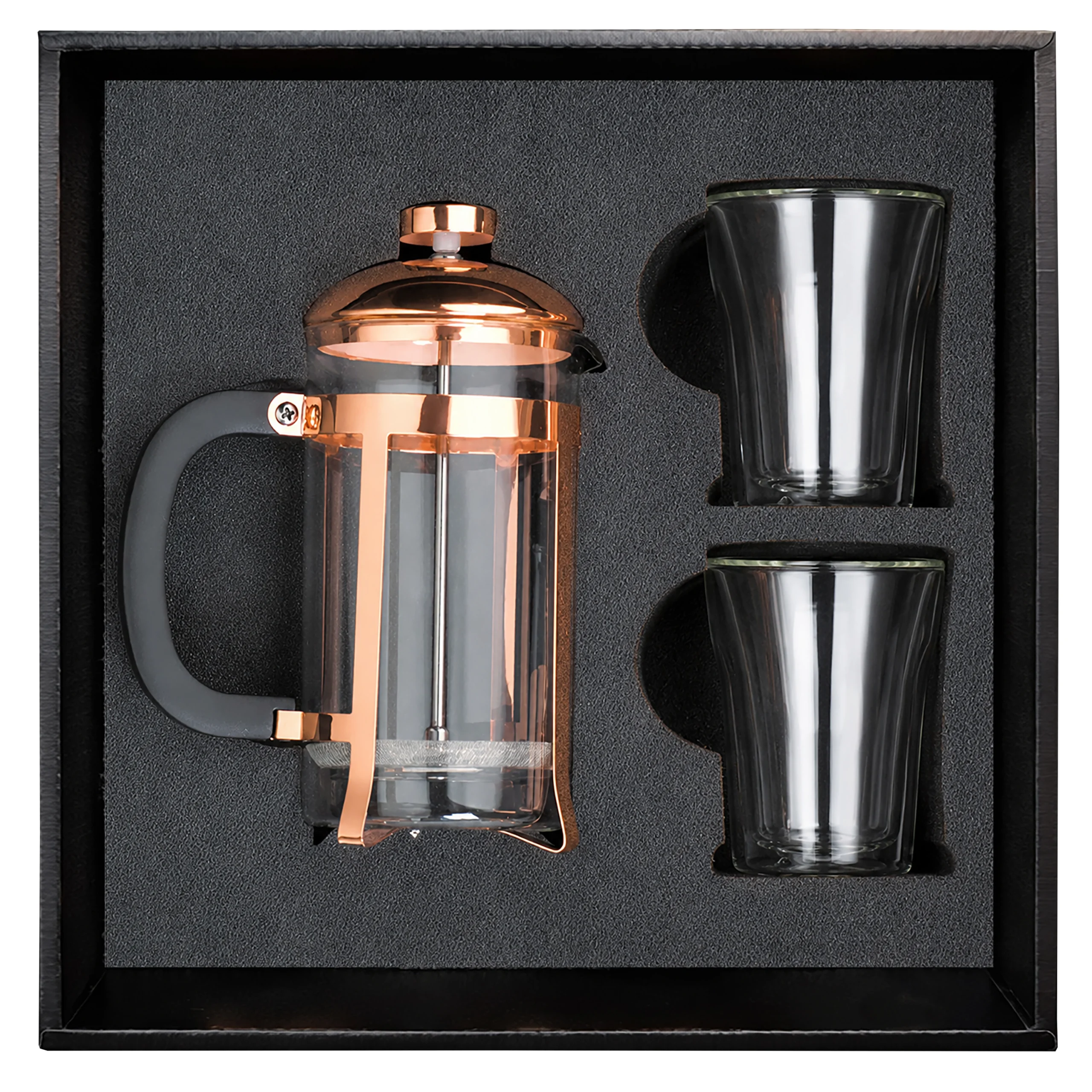 Set De Cafetera Francesa Y Vasos M130 -[601063387]b