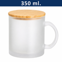 Mug Taza Vidrio Con Tapa M320 -[601063750]b