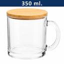 Mug Taza Vidrio Con Tapa M321 -[601063751]b