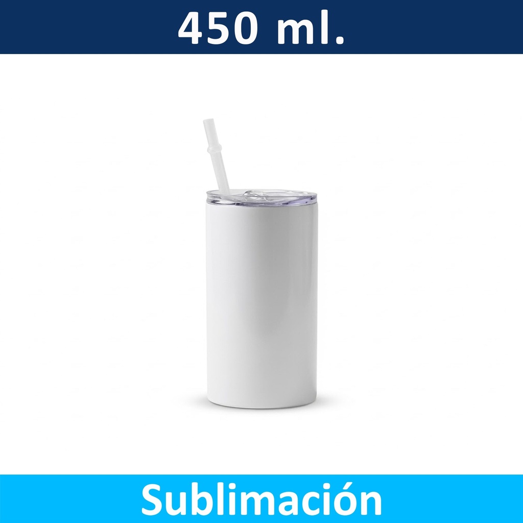Mug Acero Inoxidable Térmico Sublimable Skinny M156 -[601063486]b