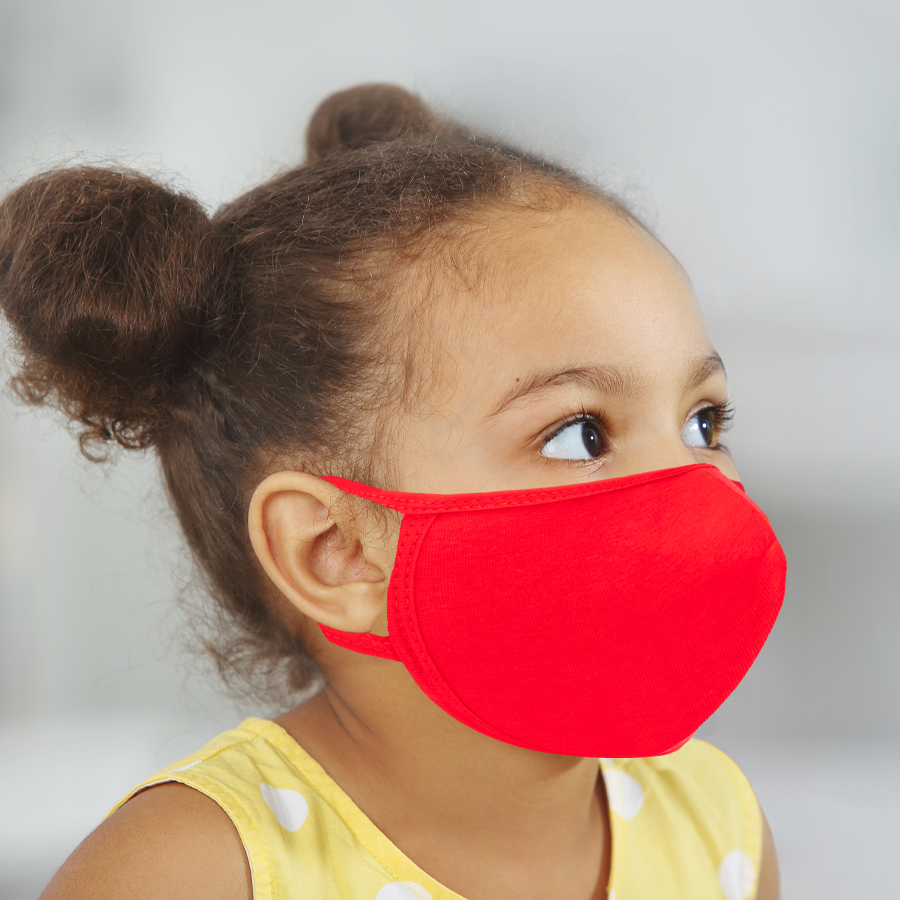 Mascarilla De 1 Capa 100% Algodón, Para Niños. -[R26]d