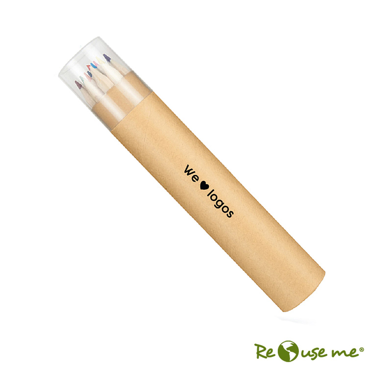 Set De Lapices Colores Eco 12 Tubo -[22011000016]a