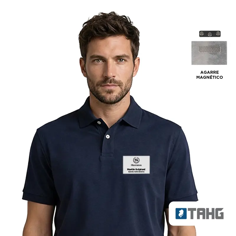 Name Tag Alloy Blanco Grande -[99030778651]a