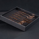 Deluxe Set De Cubiertos Encobrizados Para Cóctel -[W19]d