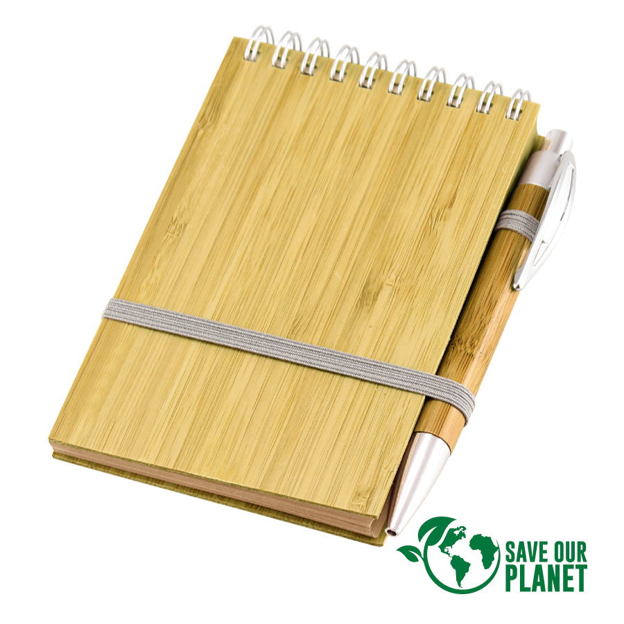 Cuadernos Libretas Memos: Libreta De Bamboo | Tara Publicidad