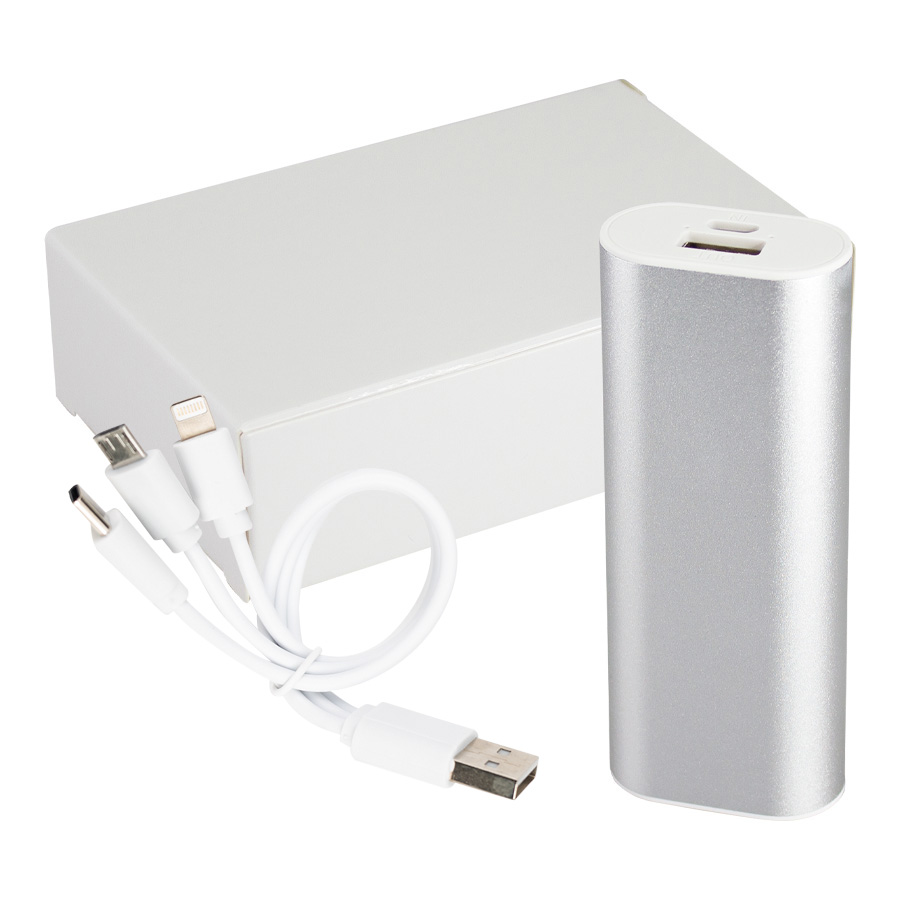 Cargador Power Bank Metálico 5200MAH | Tara Publicidad Chile