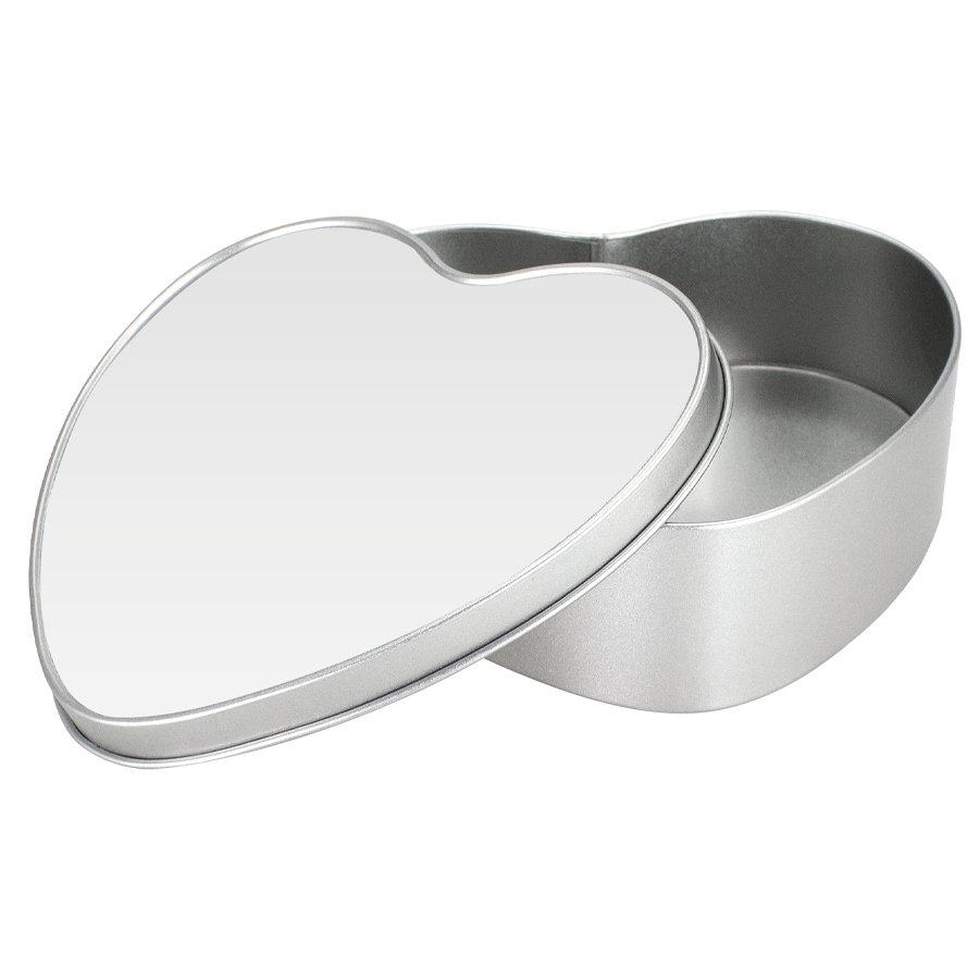 Caja Metálica Corazón Sublimación | Belleza | Tara Publicidad