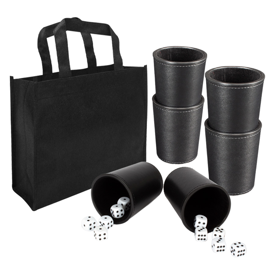 Set De 6 Cachos De PU Negro - Juegos y Musica | Tara Publicidad