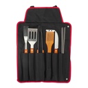 Delantal Bbq Con 9 Herramientas -[H5]d