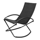 Silla Mecedora Negra Con Apoya-Brazos -[S63]d
