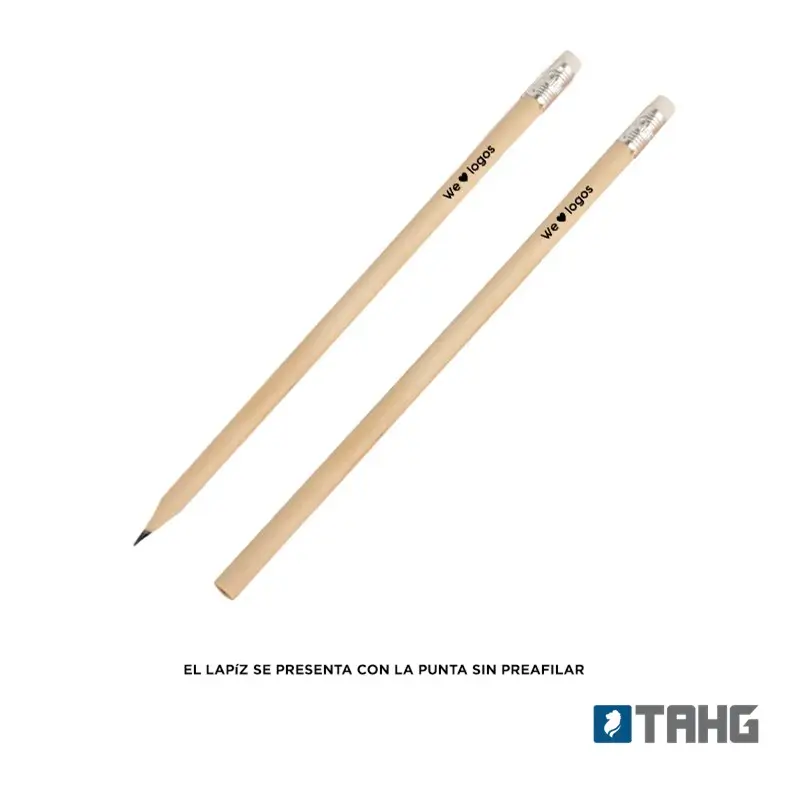 Lapiz Grafito Negro Con Goma -[SKU149]a
