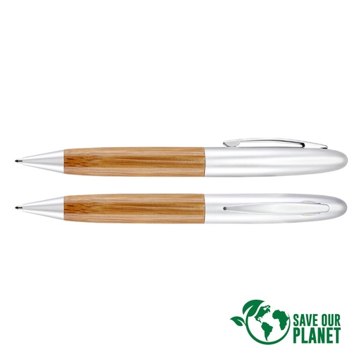 [B45-11] Deluxe Bolígrafo Bamboo/Metal -[B45]d