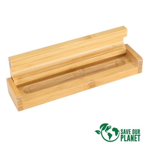 [B49-11] Estuche Porta-Lápiz De Bamboo -[B49]d