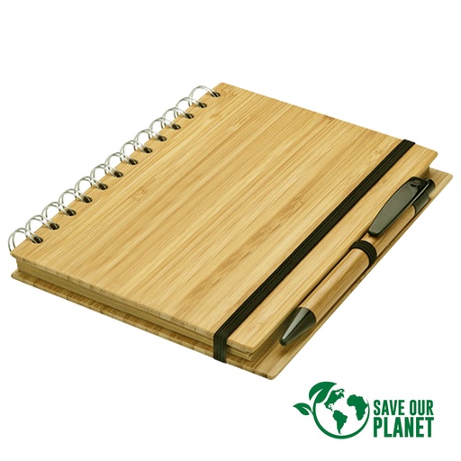 [N35-11] Cuaderno De Bamboo -[N35]d