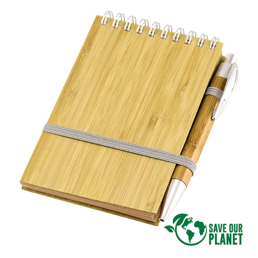 [N36-11] Libreta De Bamboo -[N36]d