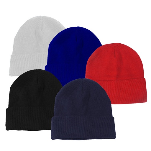 [G12] Gorro De Lana Con Doblez -[G12]d