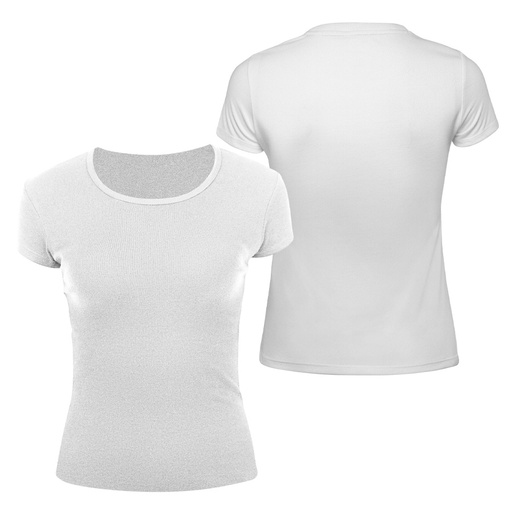[Z1] Polera Manga Corta Algodón Mujer -[Z1]d