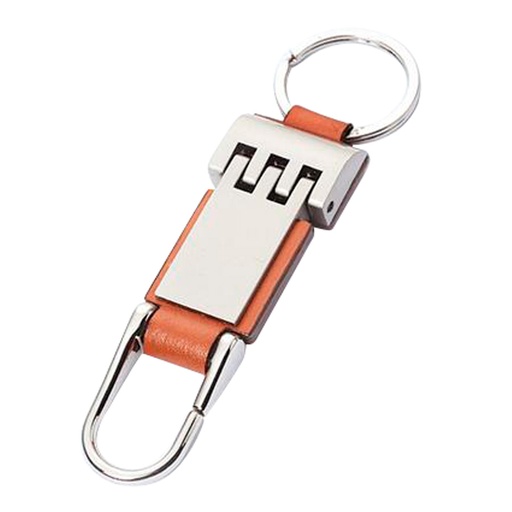 [K11-00] Llavero De Metal-Cuero Premium -[K11]d