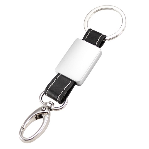 [K30-08] Llavero Metal-Cuero Technic -[K30]d