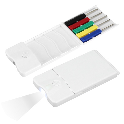 [H23-00] Set Mini-Destornilladores Y Led -[H23]d