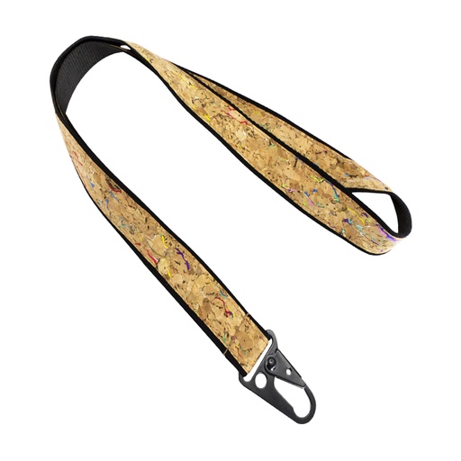[A36-08] Lanyard De Corcho Y Poliéster -[A36]d