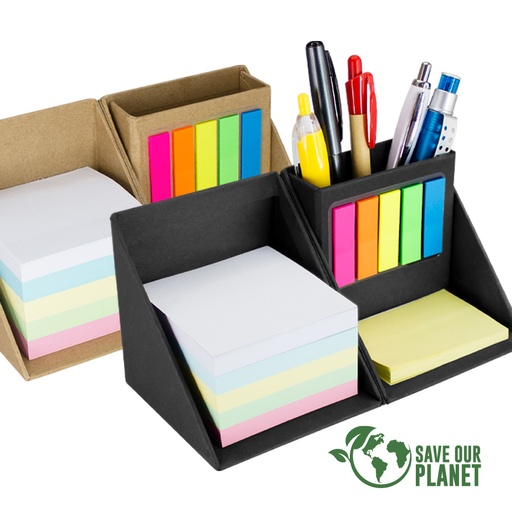 [N69] Memo Set Cubo Ecológico Porta-Lápices -[N69]d