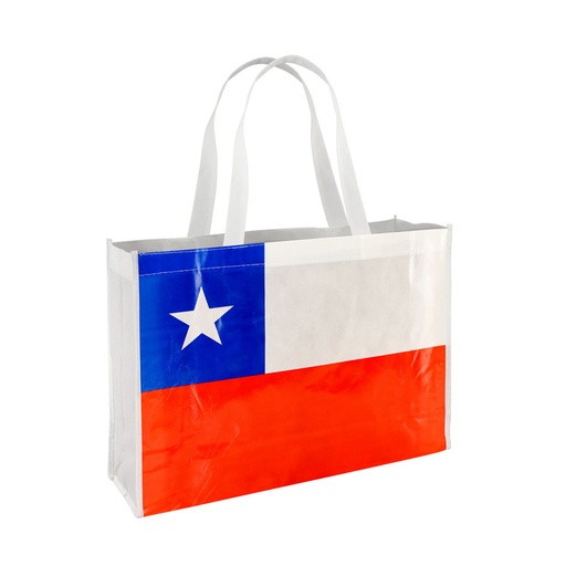 [E56-03] Bolsa TNT Bandera Chilena Grande -[E56]d