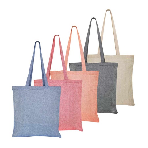 [E120] Bolsa De Algodón Reciclado Denim -[E120]d