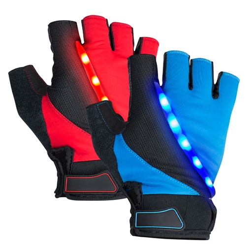 [K53] Guantes 5 Led De Ciclismo -[K53]d