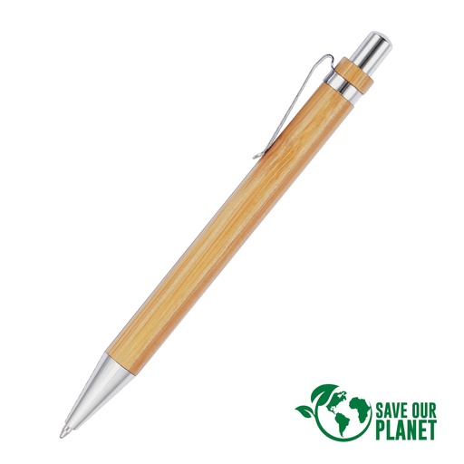 [B43-11] Bolígrafo De Bamboo -[B43]d