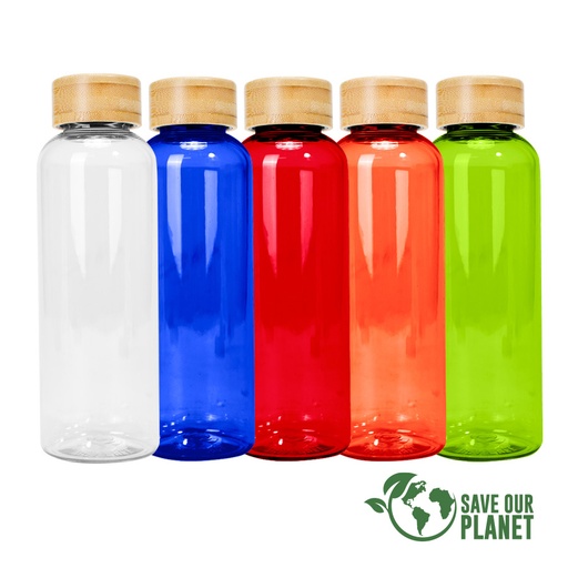 [M42] Botella Pet Tapa Bamboo «Ainoa» 550 cc -[M42]d
