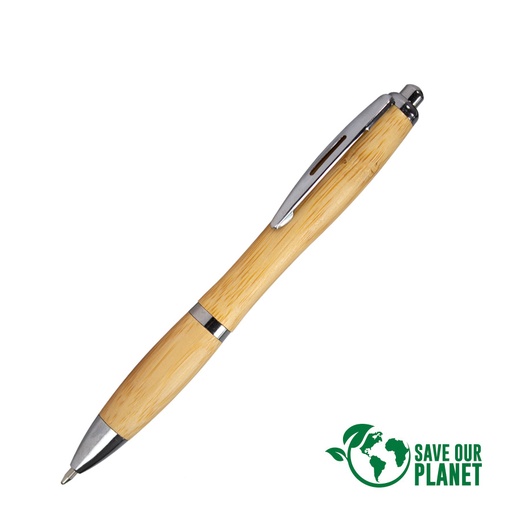 [B65-11] Bolígrafo Ecológico De Bamboo «Wind» -[B65]d