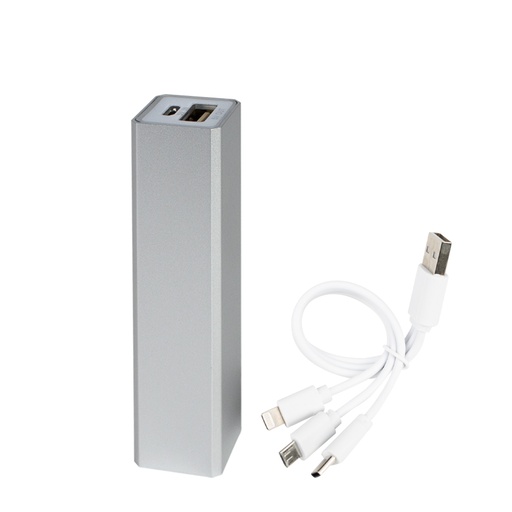 [C55-00] Cargador Power Bank Metálico 2200 mAh -[C55]d