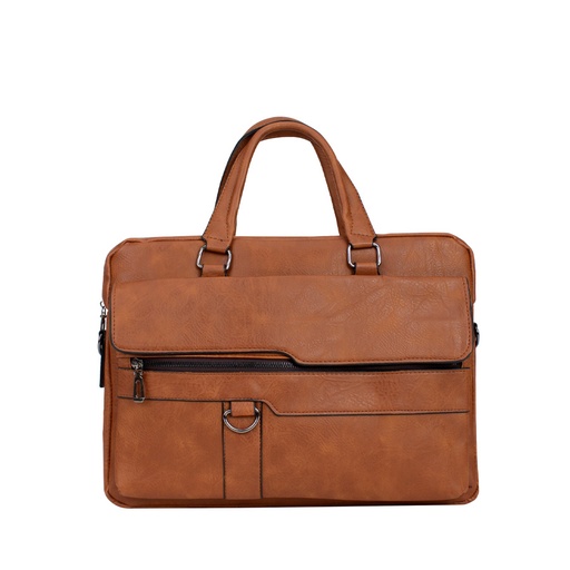 [D23-10] Maletín Ejecutivo Porta-Notebook De Eco-Cuero «Bronson» 6.5L -[D23]d