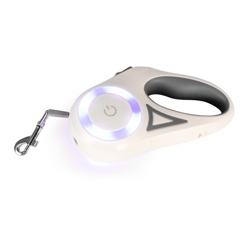 [P52-01] Correa Extensible De 3Mts Para Mascota, Con Linternas Led -[P52]d