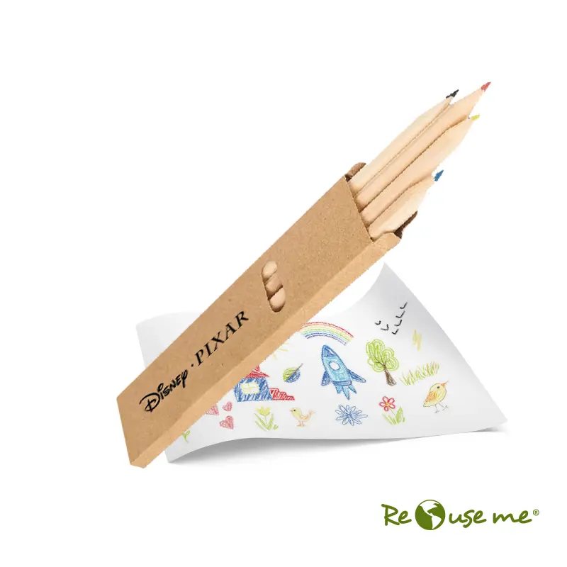 [22011000000036000000] Set De Lapices Colores x 4 -[SKU179]a