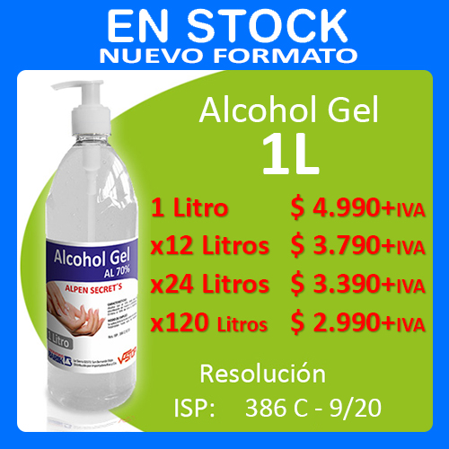 [603020015] Alcohol Gel 1 Litro
