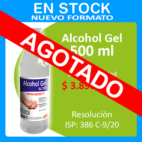 [603020010] Alcohol Gel 500 ml.