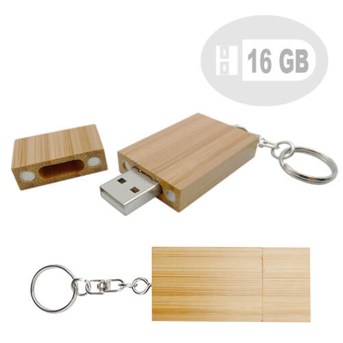 [601054711] Pendrive Bamboo Llavero -[PD26]b