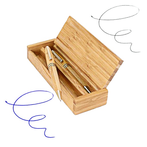 [601060015] Set Bolígrafo Portaminas Bamboo -[B7]b