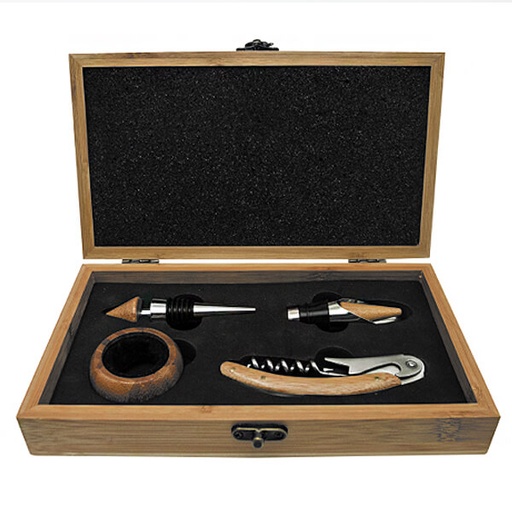 [601062000] Set de Vino Bamboo -[W1]b