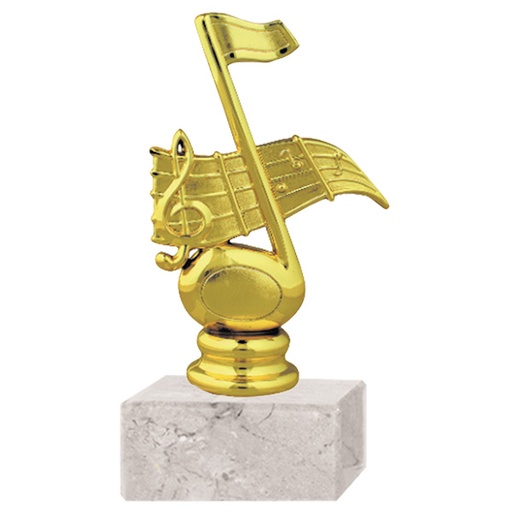 [591095181] Trofeo plástico Nota Musical RP-8248