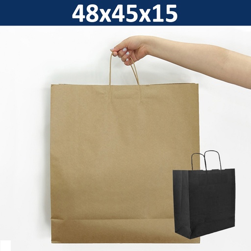 [48x45x15] Bolsa Papel Kraft 48x45x15