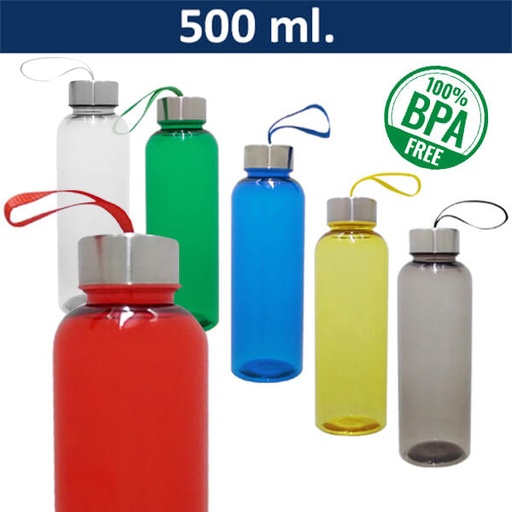 Botella Plástica Con Cinta -[M27]b