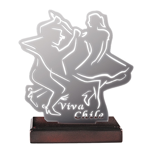 [TROFEO METAL CUECA] Galvano Metal Cueca