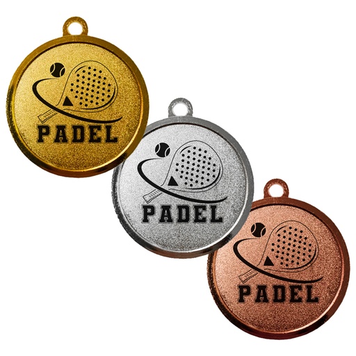 [PAD55] Medalla Pádel 55mm PAD55