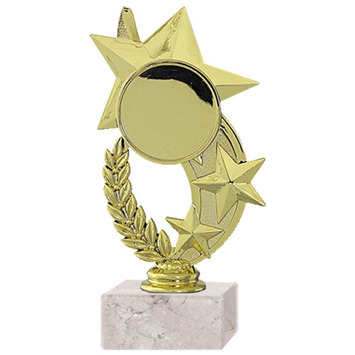 [RP-8909] Trofeo plástico Estrella Curva RP-8909